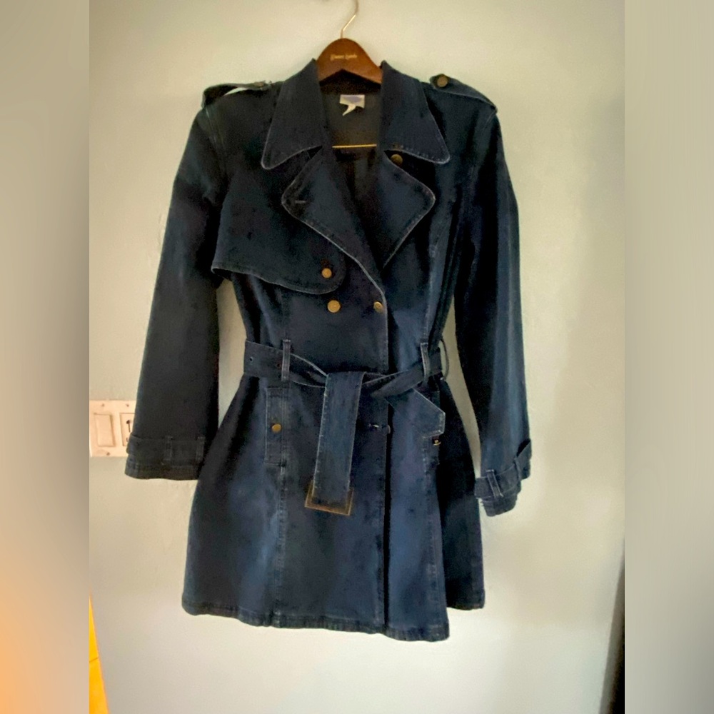 Women’s Denim Trench Coat